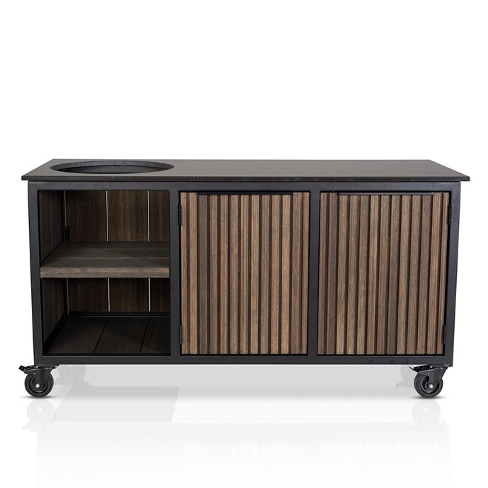 Fraaii Buitenkeuken Bamboo Graphite Rhombus Inferno