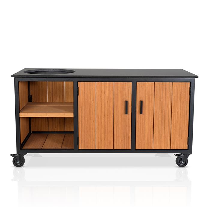 Fraaii Buitenkeuken Bamboo Teak Oil Inferno XL